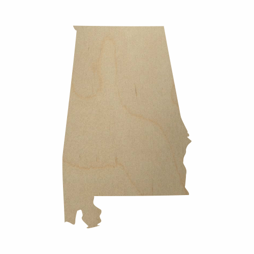 Shop for wooden Alabama state cutouts