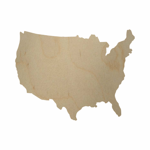 Shop for wooden USA cutouts