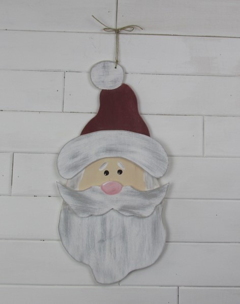 3 Piece Santa Face Cutout
