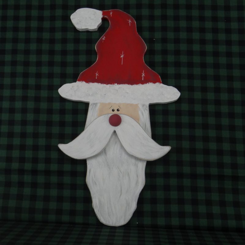 Prim 3 piece Santa with nose and mustache