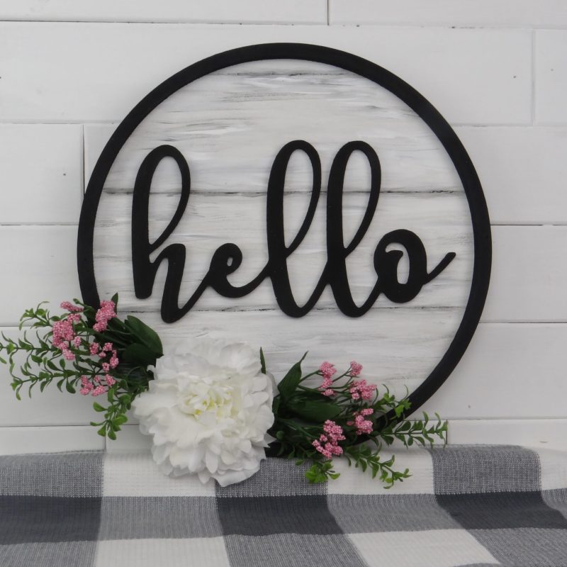 Circle and Ring Hello 14"