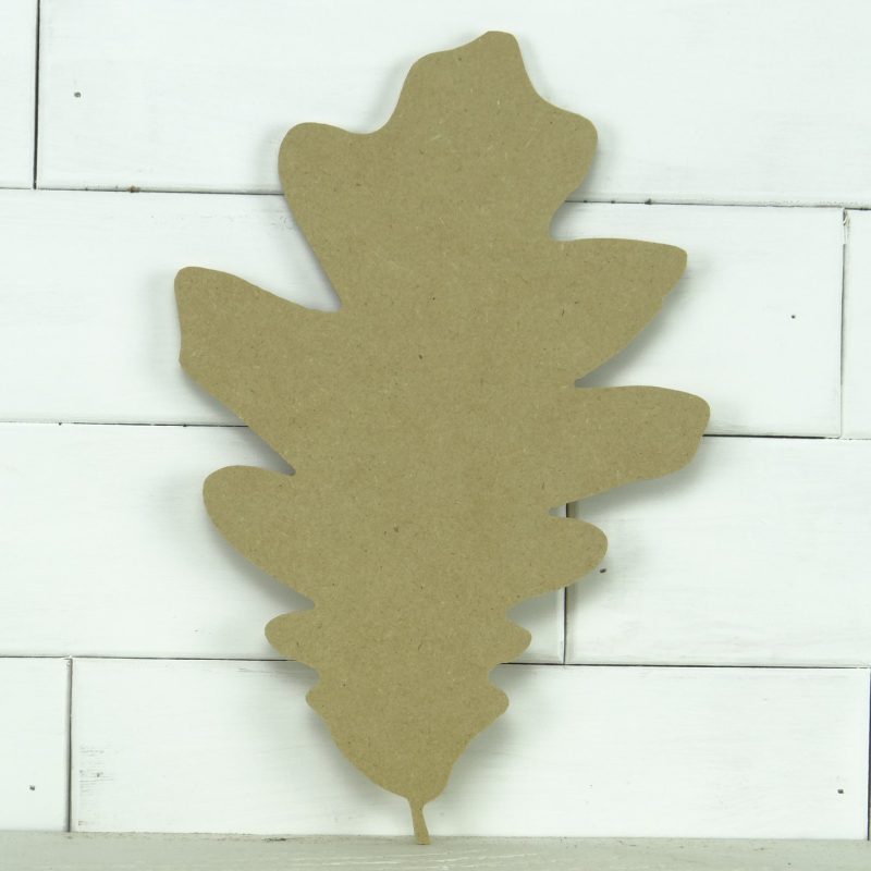 Wood Oak Leaf Cutout