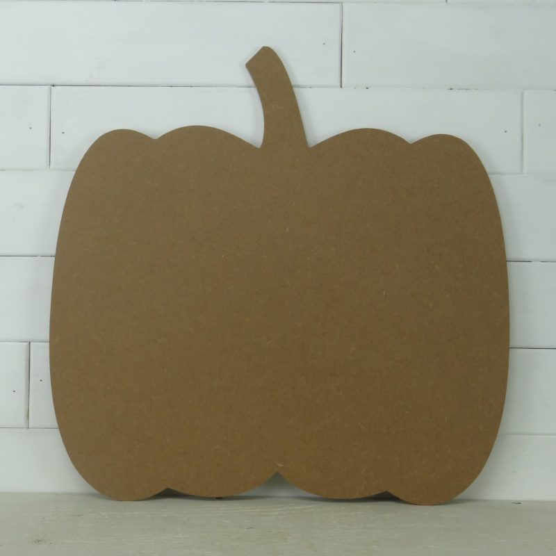 Wooden Square Pumpkin Cutout