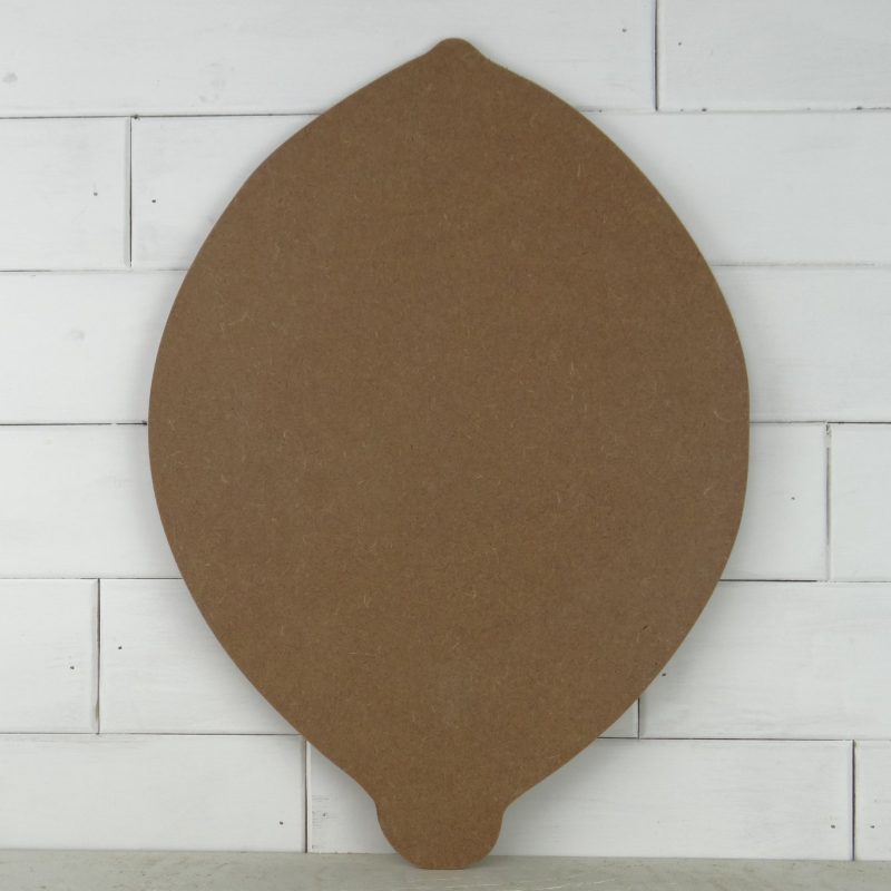Wooden Lemon no leaf Cutout