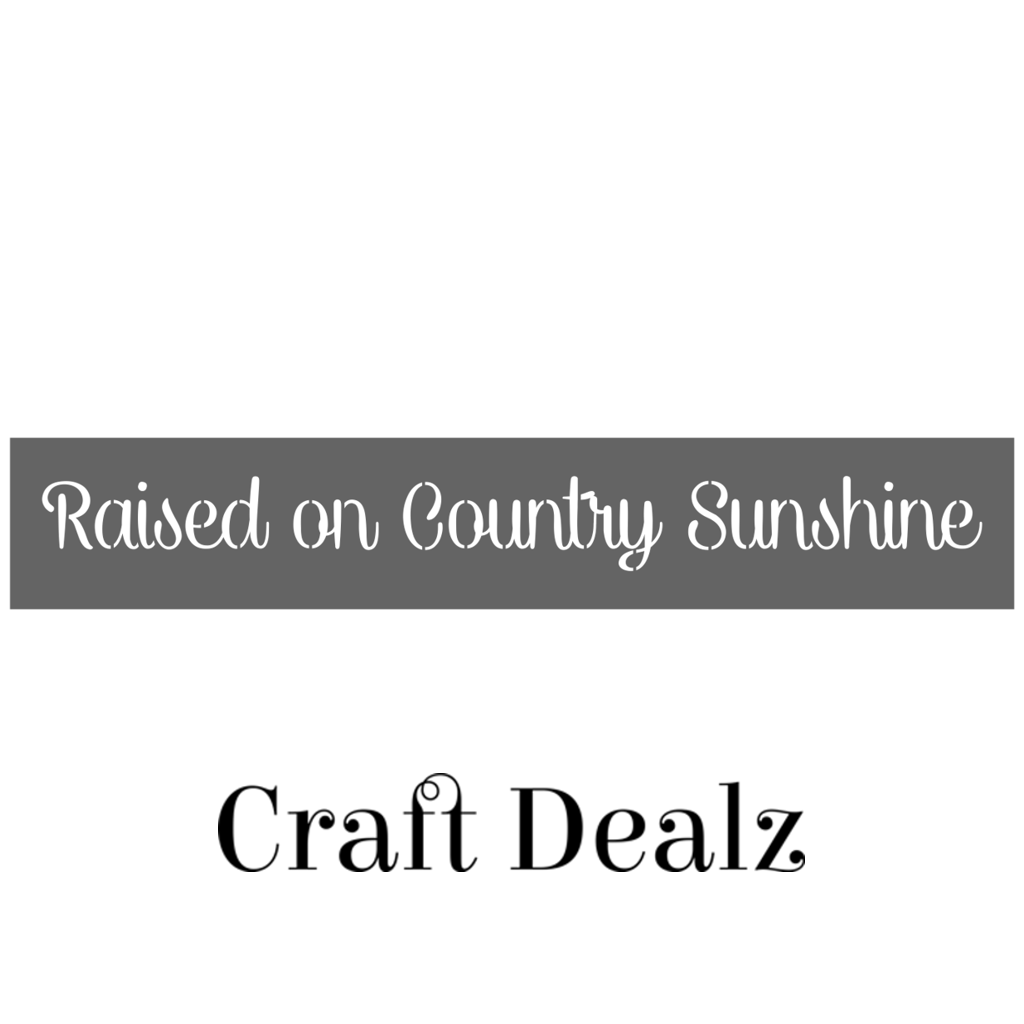 Country Sunshine 24x4 Stencil