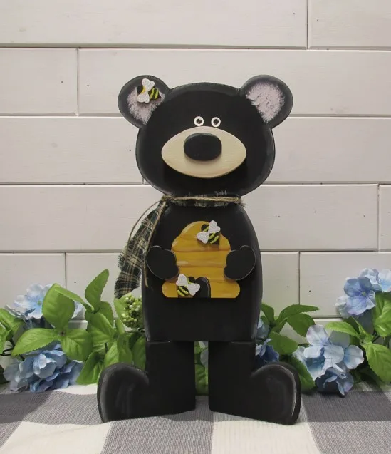 Wood Standing Honey Bear Craft Kit