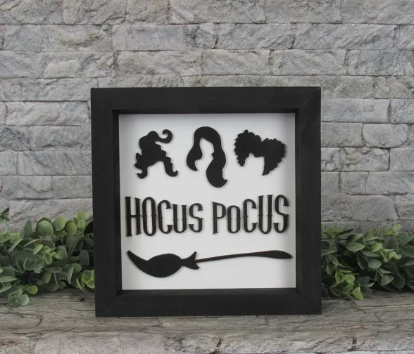 Hocus Pocus Wood Craft Sign Kit