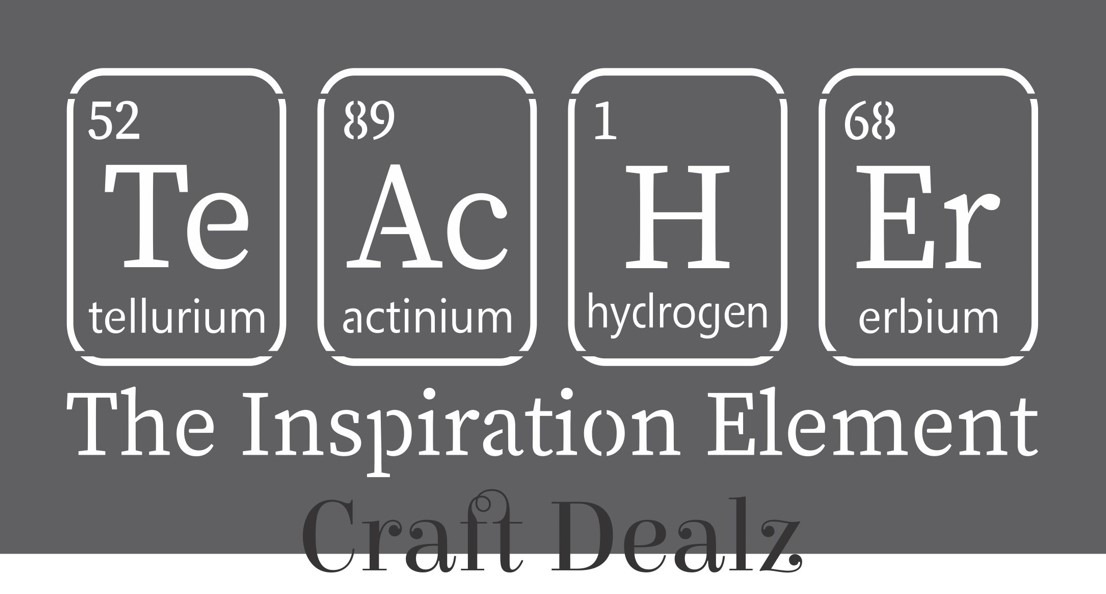 Teacher Elements Stencil