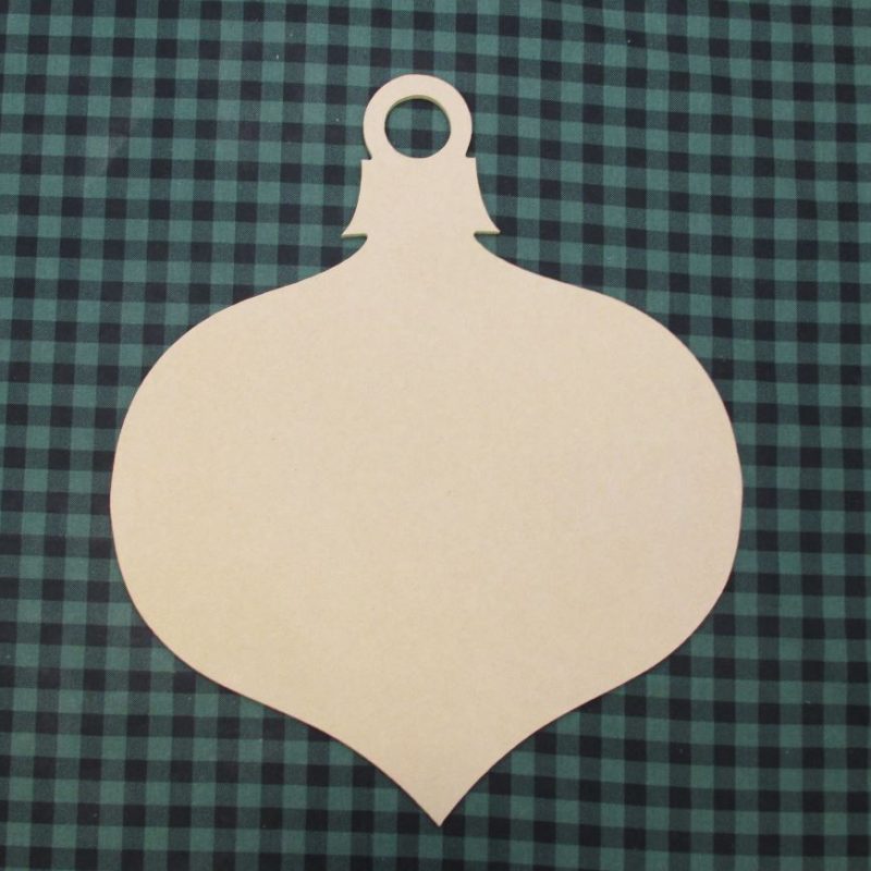 Vintage Christmas Ornament Cutout